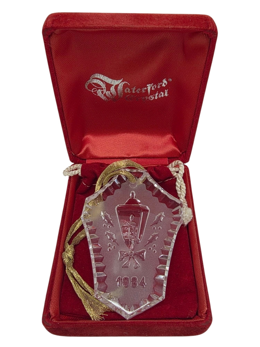 Vintage 1984 Waterford Christmas Ornament 12 Days of Christmas Series Candle